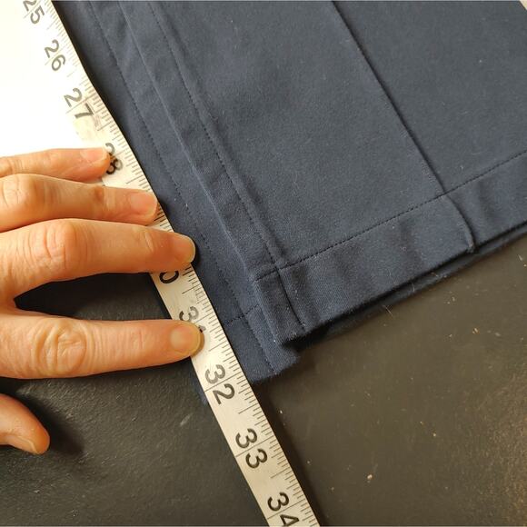 Athleta Greenwich Flare Split Hem Leggings Small Navy - Picture 6 of 14